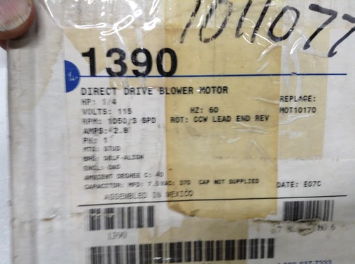 NEW Emmerson 1390 Furnace Direct Drive Blower Motor K48HXSTZ-3519 1/4HP 115V