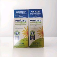 Boiron Arnicare Cream Homeopathic Medicine for Pain Relief 2.5oz x2 Exp:06/2026
