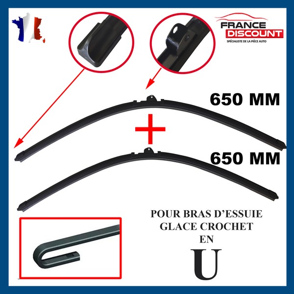 WischbläTter -Wischer Eis Flach Vorne 650+650 MM FüR CitroëN C8 (Ea_, Eb _)-image