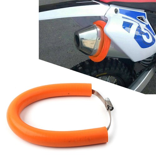 Universal Fit Dirt Bike Exhaust Pipe Heat Shield Crash Protector Cover