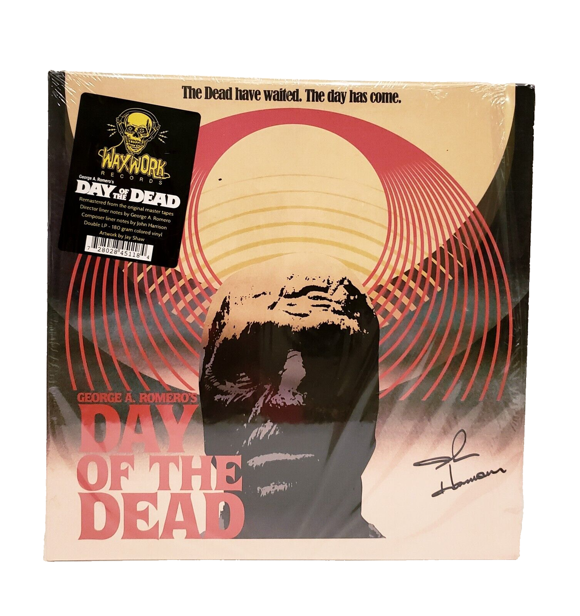 Dawn Day of The Dead Signed Soundtrack Vinyl 2x LP John Harrison