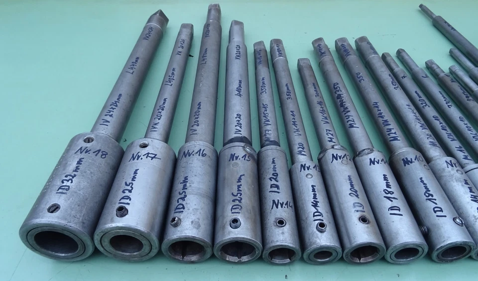 Steckschlüssel Ø 9- 32 mm Werkzeughalter Vierkant Verlängerung Gewindebohrer M - Bild 2 von 3