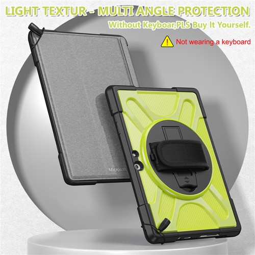 Shockproof Armor Hybrid Case Cover For Microsoft Surface Go 2 3 Pro 4 5 6 7 8 9 - Picture 60 of 75