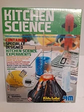 Kitchen Science Kit Educational 6 Fun Experiments Volcano Rocket NEW Tik tok