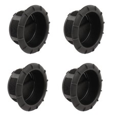 4x Endstück Warmluftaustritt Schwarz Truma für 65mm Warmluftrohre verschließbar