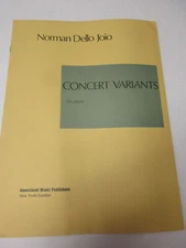 Ernst Bacon Otto Luening Coal Scuttle Blue Two Piano Duet Sheet Music Associated