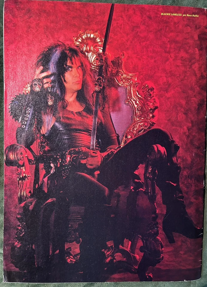 KERRANG U.K. Metal Magazine Posers 24 Full Color photo Spectacular Axl Rose 1990 - Image 3 of 4