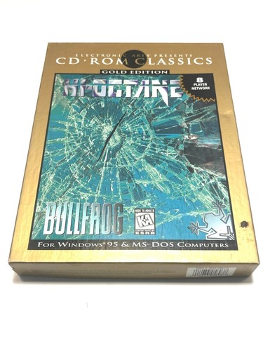 Hi-Octane PC CD-ROM Classics Computer Game Bullfrog Big Box Vintage Racing 1995