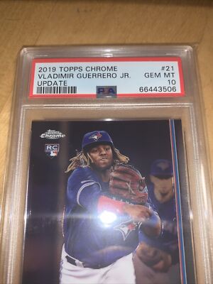 【PSA10】Guerrero Jr. 2019 Topps Chrome RC 2019 Topps Chrome Vladimir Guerrero Jr. Rookie RC Parallel