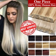 Dick Ein-Tressen 100% Russisch Echthaar Clip In Extensions Remy Haarverlängerung