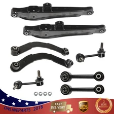Rear Suspension Kit Upper Lower Control Lateral Toe Arms Sway Bar Links 8 Pcs