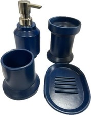 SET BAGNO 4 PEZZI CRETA VARI COLORI