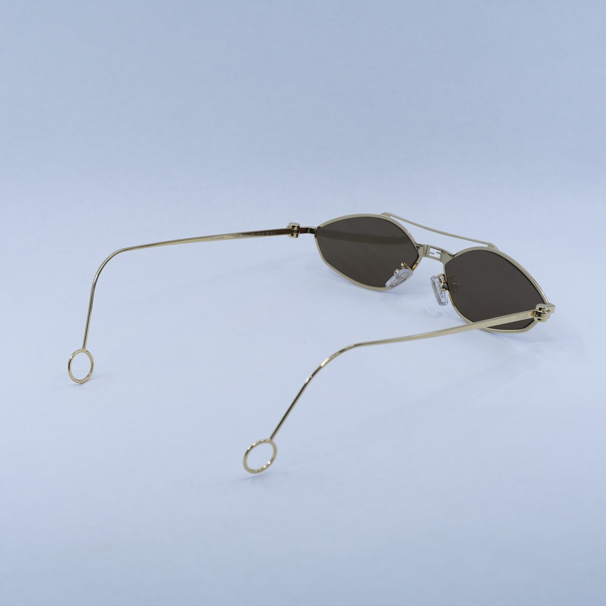 FENDI シオメトリックフレムサンクラス FE40114UY 16C FENDI FE40114U-Y 30G Gold With Golden Chain/Brown With Gold