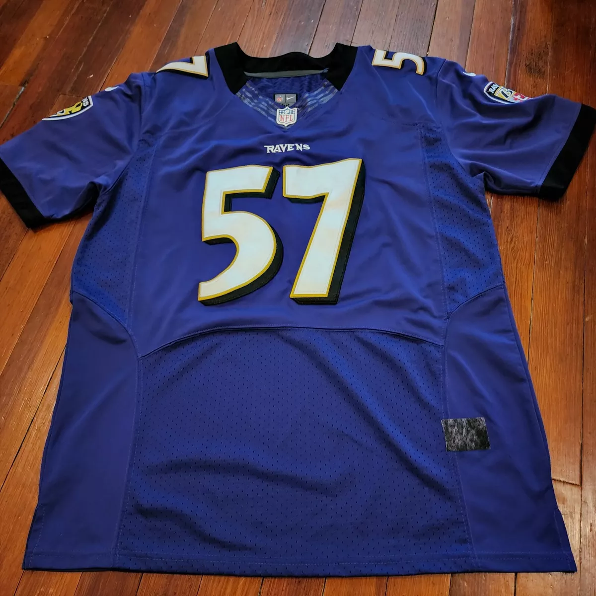 Men s Nike NFL Baltimore Ravens CJ Mosley 57 Limited Jersey Authentic Stitched