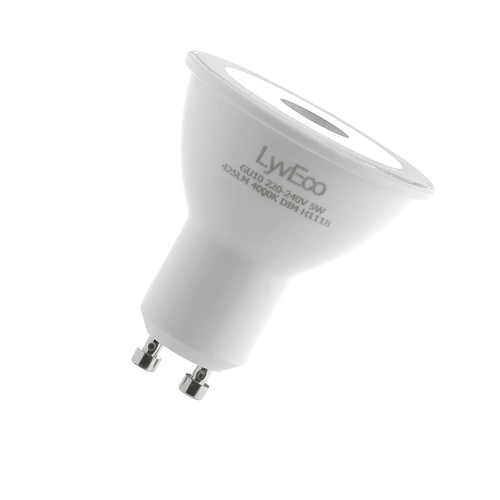 lyveco Led 5 Watt Dimmable Lamp Light Bulb 4000K Cool White GU10 Par-16 - Picture 1 of 5