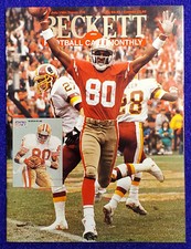 JERRY RICE SAN FRANCISCO 49ERS BECKETT FOOTBALL MAGAZINE 07/1991