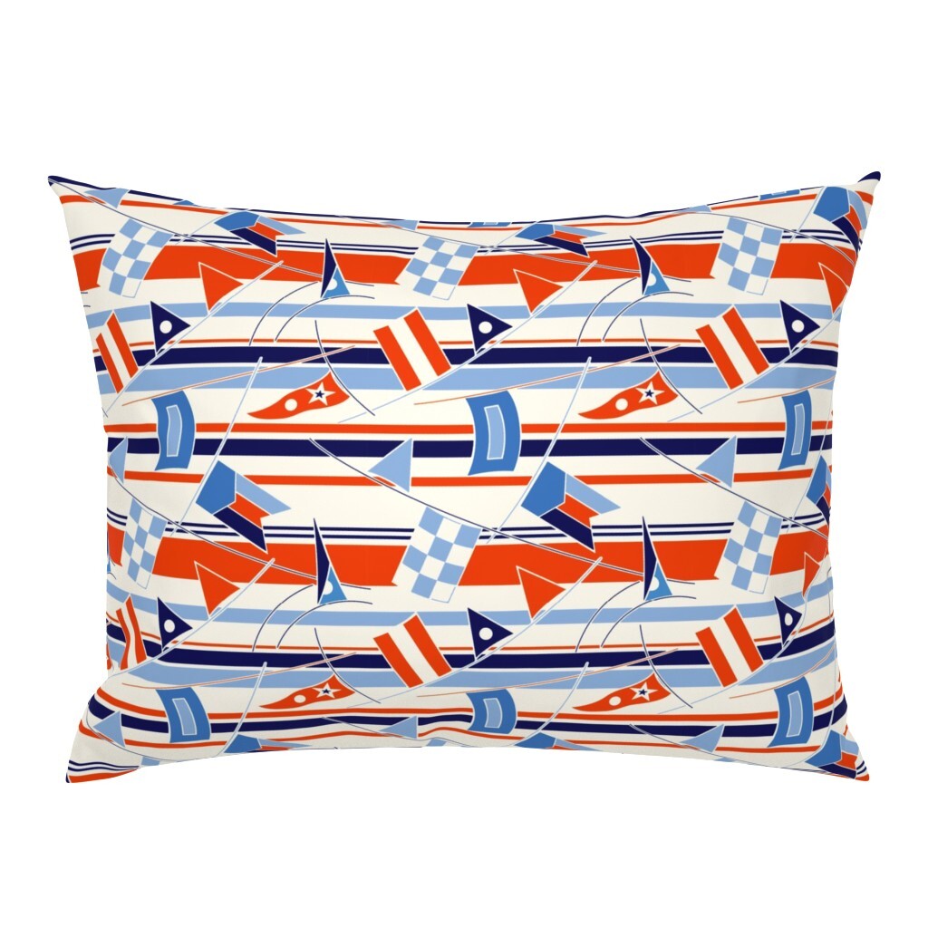 nautical euro sham