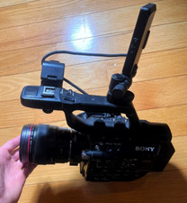 Sony PXW-FS5M2 4K XDCAM   BUNDLE   low Hours GREAT w/ Canon L 35mm lens more