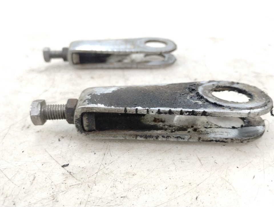 Ajuste de cadena de eje de rueda trasera personalizado Honda CB750 C 1982 82 Foto 4 de 4