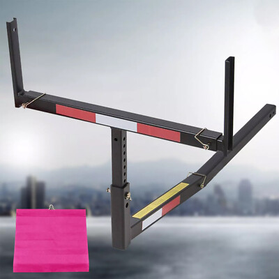 750lbs 75'' Pick Up Truck Bed Hitch Extender RACK Canoe Boat Kayak Lumber w/Flag