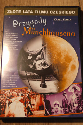 pl dvd PRZYGODY MÜNCHHAUSENA karel zeman THE FABOLOUS BARON MUNCHAUSEN polnische