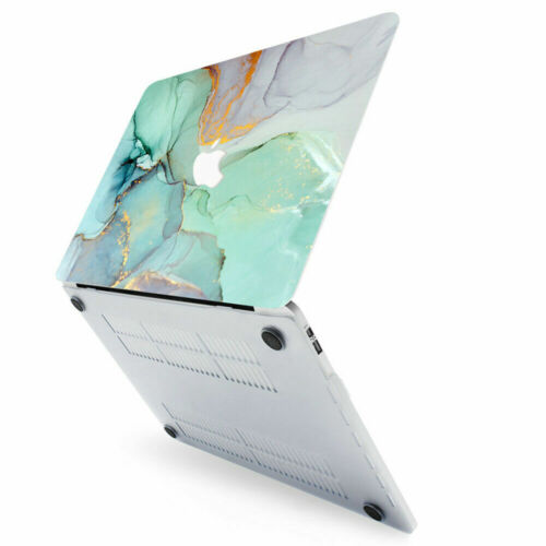 Green Marble Protect Case For Macbook Mac Pro Air 2021 11" 12" 13" 15" 16 A1278 - Picture 3 of 7