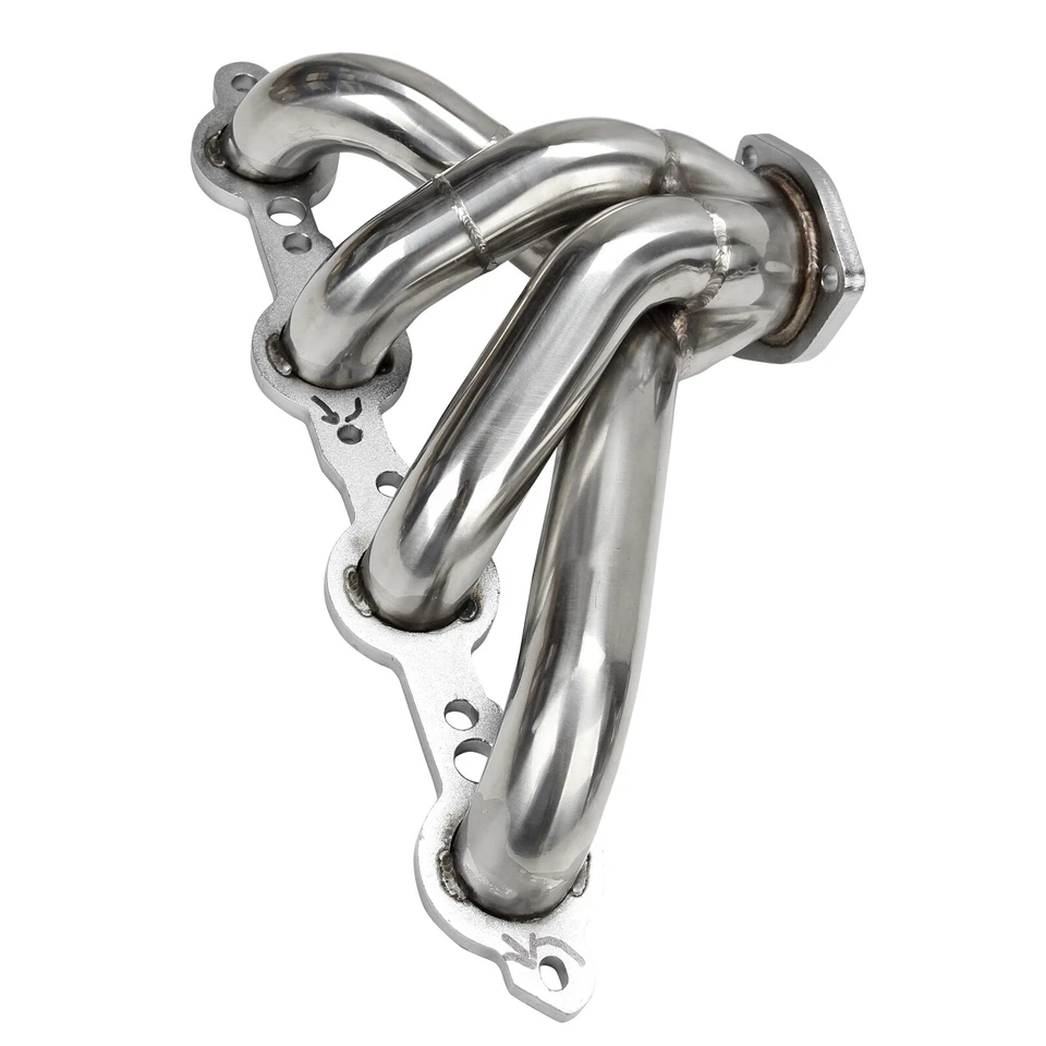 Cabezal colector abrazador bloque acero inoxidable corto Eng SWAP 350 para Chevy LS1 LSX Foto 2 de 4