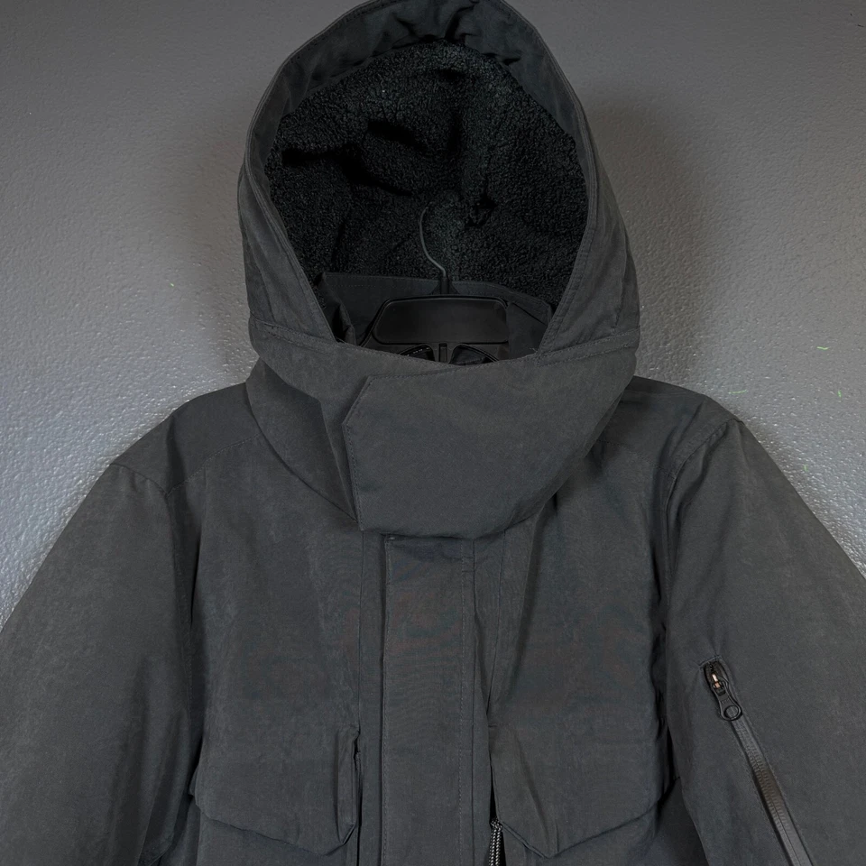 Nike M Hombre Tech Fleece Ropa Deportiva Gris Parka Plumón Chaqueta Foto 2 de 4