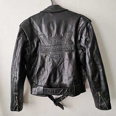Vintage 80s 90s Harley Davidson Authentic Leather Biker Vintage 80s 90s Harley Davidson Authentic Leather Biker