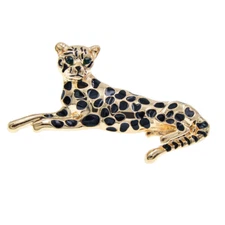 Enamel Leopard Brooch Women Child animal Brooch Pin Jewelry Fashion Accessories