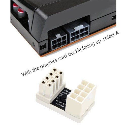 180 Degree 8 Pin Female To 8 Pin Male Adapter Desktop Computer for Graphics Card - Bild 9 von 15