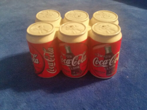 Coca Cola Salt and Pepper Shakers 2 " Six Pack - Coke  - Picture 1 of 2