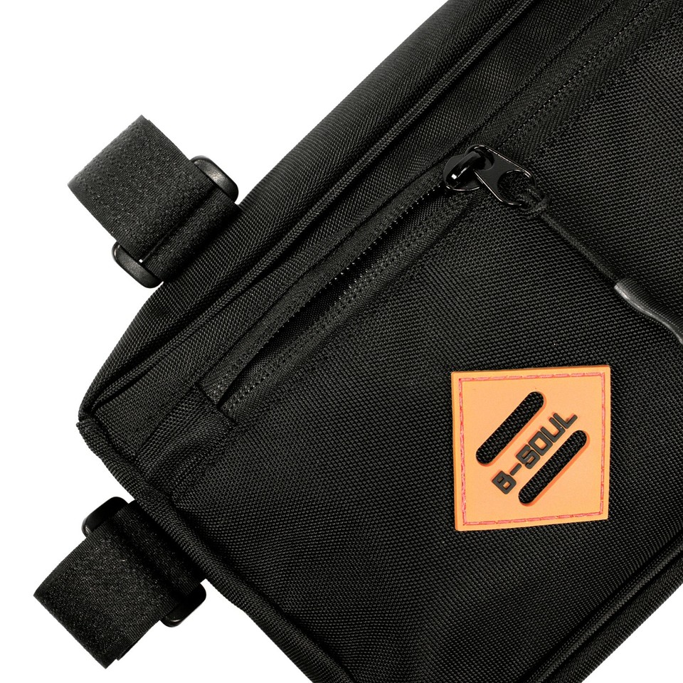 Medium 35cm Long Bicycle Pouch Bike Frame Bag Cycling Riding Connect ...