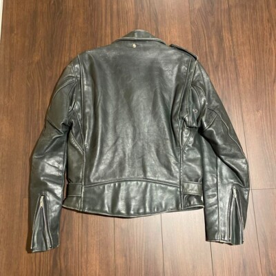 Schott Leather Jacket Double Riders Outerwear Apparel Fashion 80s