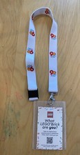 New Lego Legoland 90 Years of Play 90th Anniversary Souvenir Lanyard / ID Holder