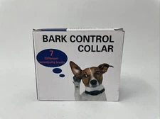 Boence Bark Control Collar for Dogs, Adjustable Anti-Barking Collar. Black