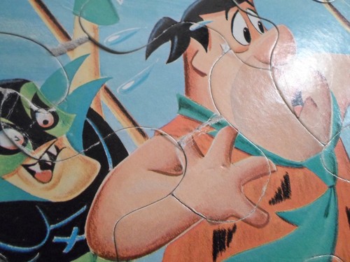 The Man Called Fred Flintstones Frame Tray Puzzle Movie Green Goose Whitman 1966 - Picture 4 of 11