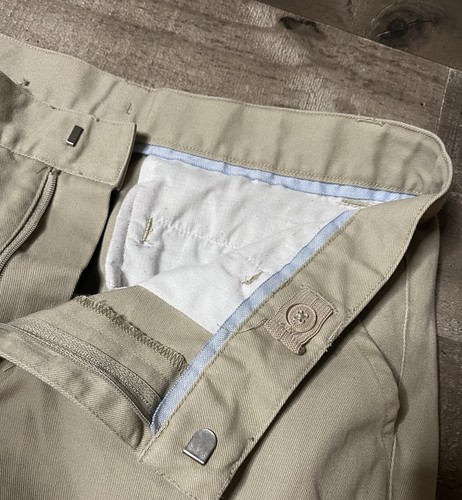 Lee School Pants Boys 16 Khaki Pockets Straight Leg Unisex - Picture 3 of 9