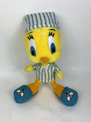 WARNER BROS Studio Tweedy Bird Bed Time Plush 1998 18'' tall New w/o Tags