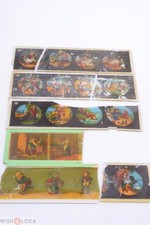   MAGIC LANTERN PROJECTION, PROJECTOR PICTURE SLIDES PARTS GLASS GERMAN FRENCH  