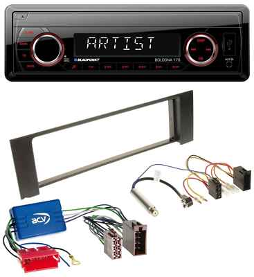 Blaupunkt SD USB 1DIN MP3 AUX Autoradio für Audi A4 B6 00-04 Aktivsystem Mini-IS