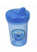 NWT Sesame Street Beginnings 8oz. Spill Proof Cup Cookie Monster 6 Months Blue