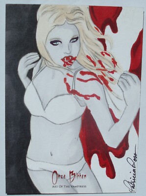 Once Bitten Sketch von Patricia Ross Asylum Studios