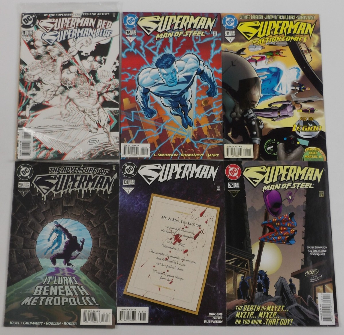 Superman 1998 Triangle Era #1-44 VF/NM complete weekly