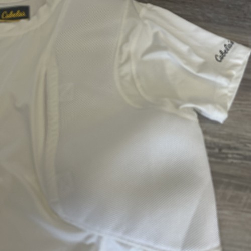 Cabela's Men's Size XL White Tactical Concealed Carry Holster Shirt Short Sleeve - Picture 2 of 5