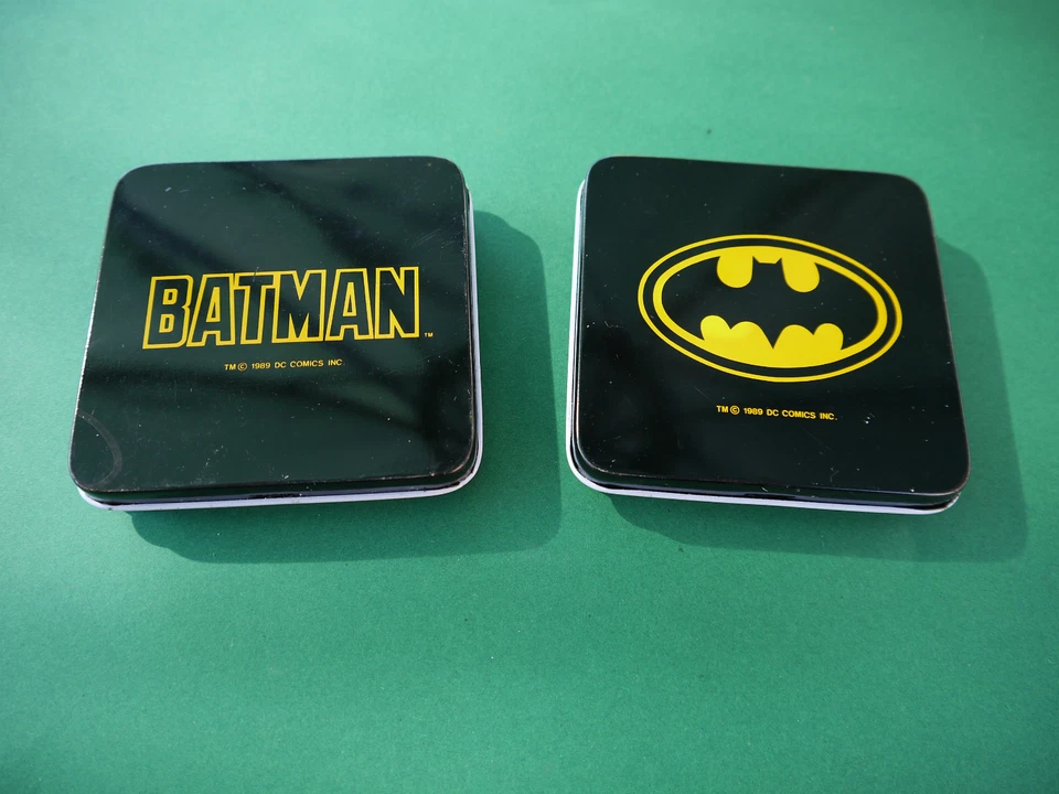 2x Batman Blechdose Dose Box Etui Zigarettendose Zigarettenetui Zigarettenbox - Bild 1 von 1