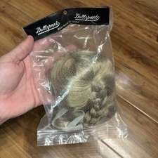 Dollspart Doll Wig Style 1059 Blonde Sz 11 NEW French Braid Bangs Wavy Hair