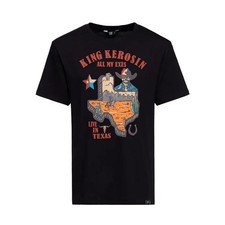 King Kerosin All My Exes Casual T-Shirt Black