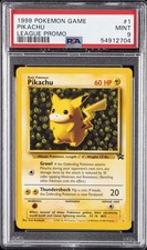 1999 POKEMON WIZARDS OF THE COAST BLACK STAR PROMOS #1 PIKACHU PSA 9 on eBay
