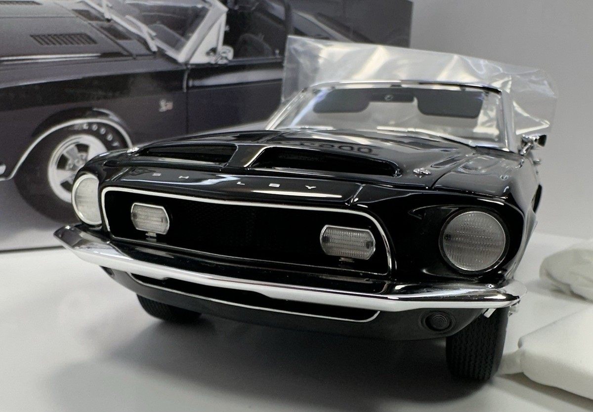 ACME 1/18 Scale 1968 MUSTANG SHELBY G.T. 500”Black Version” | eBay
